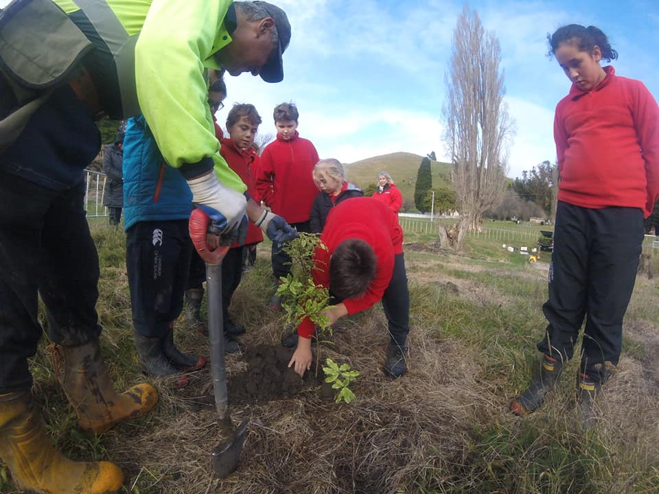 Moawhango School Planting day post image 2